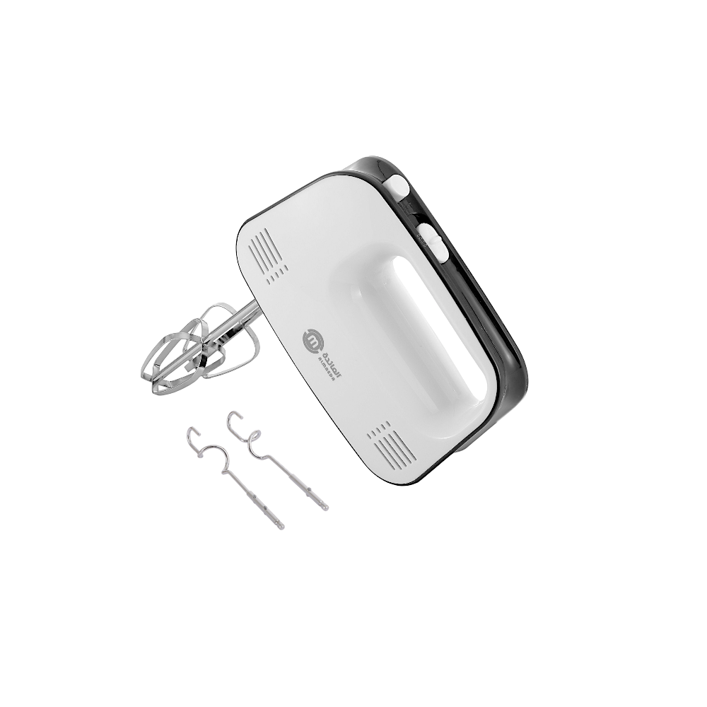 المائدة مضرب يدوي كهربائي بقوة 400 وات موديل 6618 - أبيض