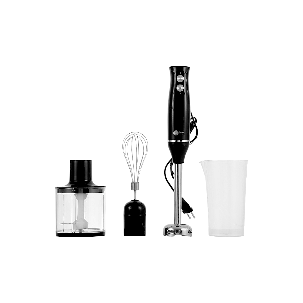 المائدة محضرة طعام كهربائية 4 في 1 بقوة 500 وات موديل 1710-4 - أسود