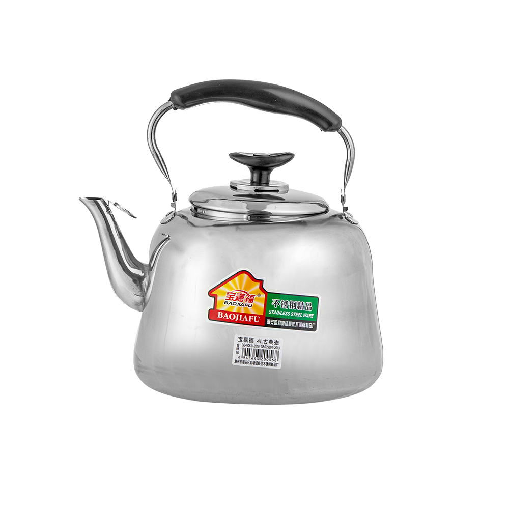 إبريق شاي استيل فضي أبو غطاء  - 5 لتر 