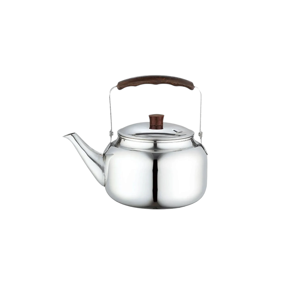 إبريق شاي إستيل فضي أبو غطاء - 1.5 لتر  