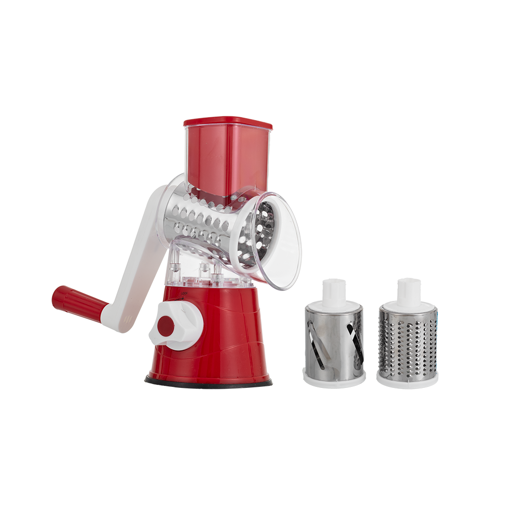 مفرمة طعام يدوية متعددة الوظائف - أحمر