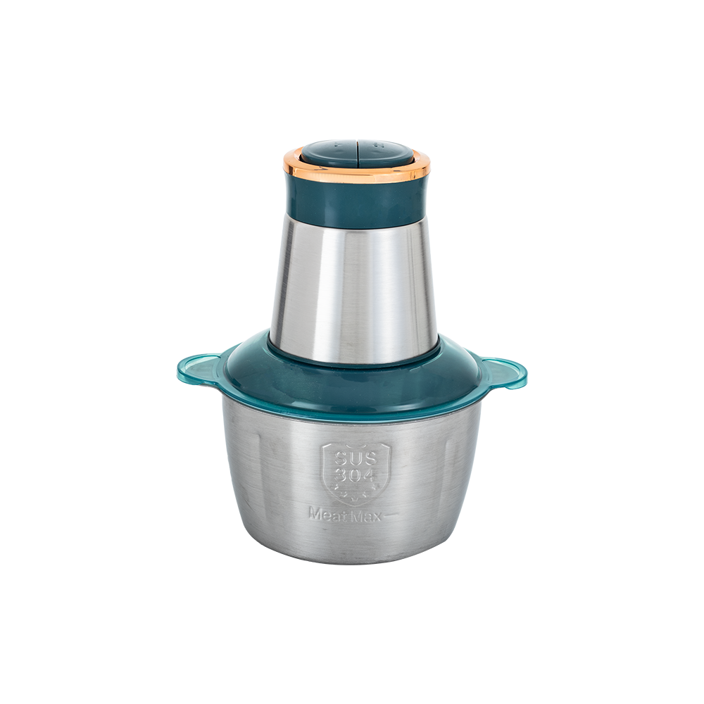 مفرمة طعام كهربائية من الاستانلس استيل متعددة الإستخدامات بسعة 2 لتر موديل JD561- فضي