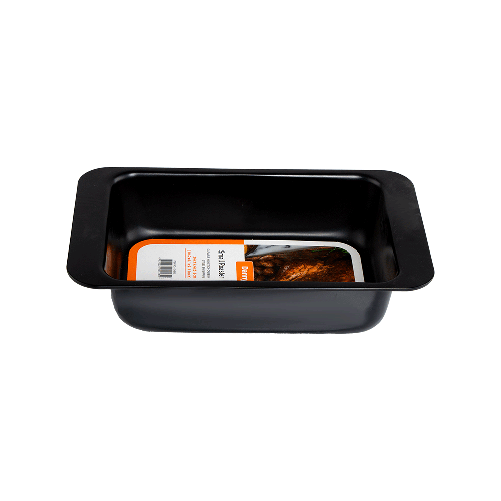 داني هوم صحن تحمير مستطيل - أسود