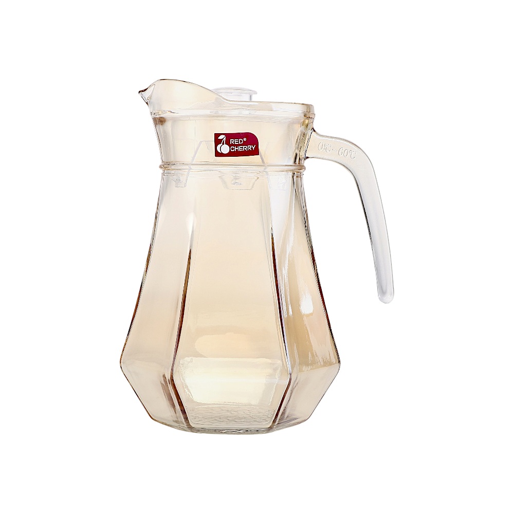 ريد تشيري جاك زجاجي بغطاء - 1 لتر