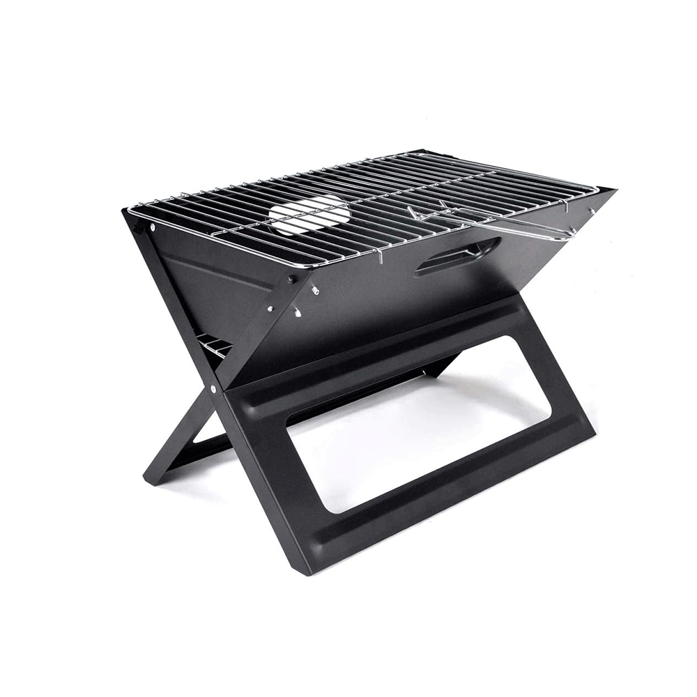 هومي ستايل شواية فحم قابلة للطي - أسود