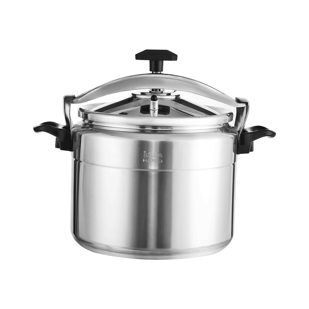 هاتكو قدر ضغط ألومنيوم عالي الجودة سعة 20 لتر - فضي