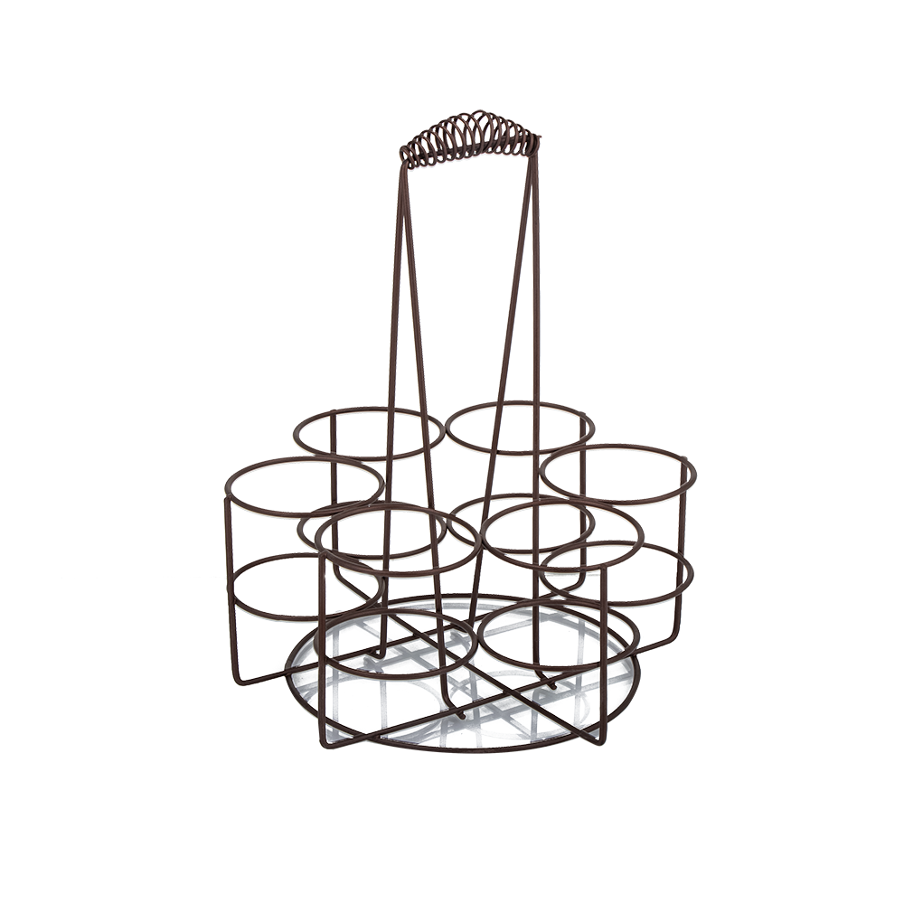 استاند حامل كاسات استانس استيل - أسود 