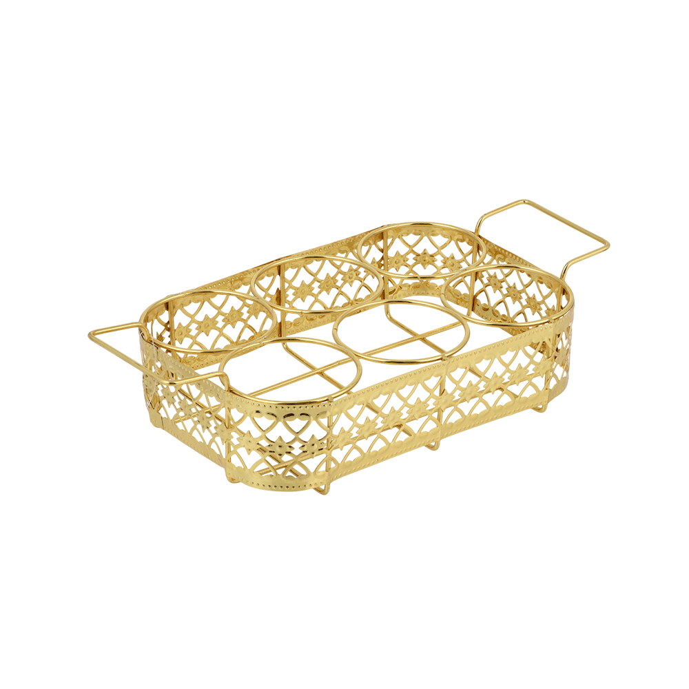  شيال كاسات استيل صغير - ذهبي  