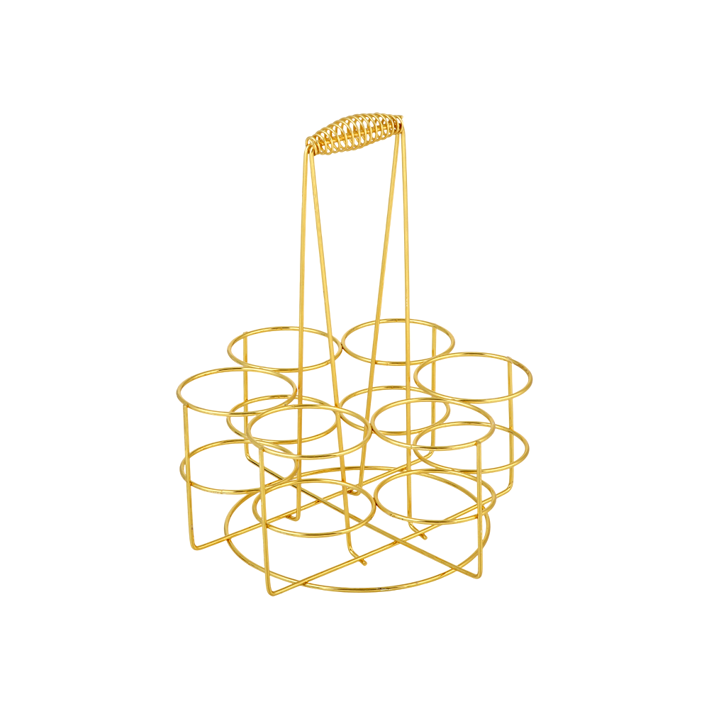 استاند حامل كاسات استانس استيل - ذهبي  