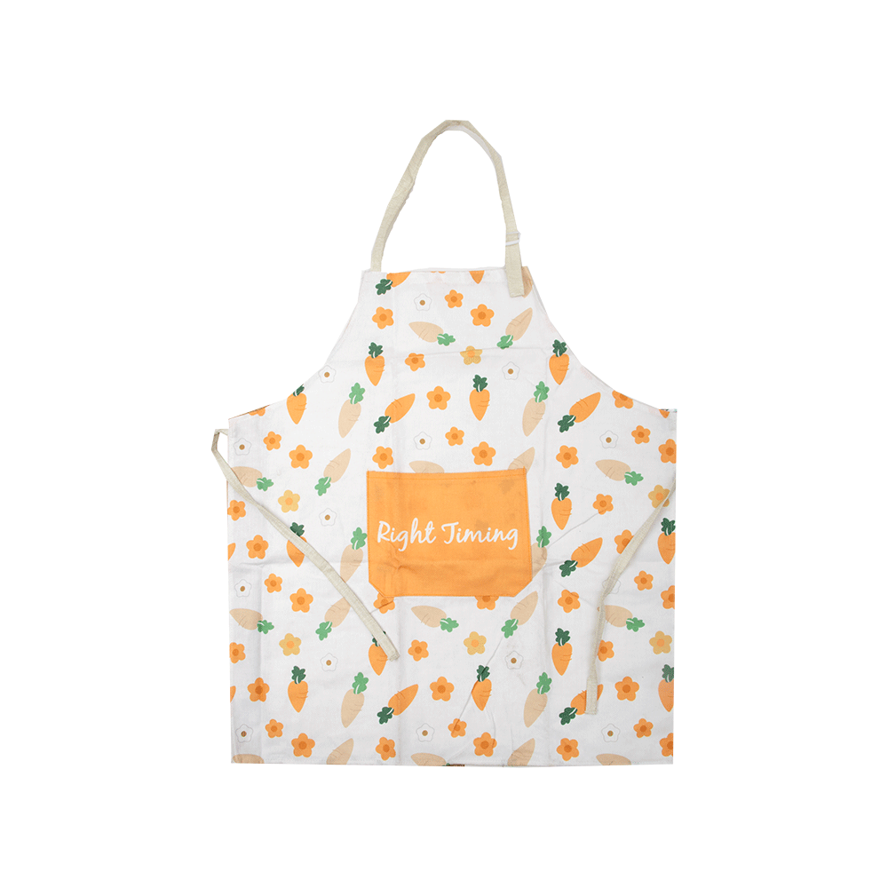 مريلة مطبخ بوليستر - برتقالي 