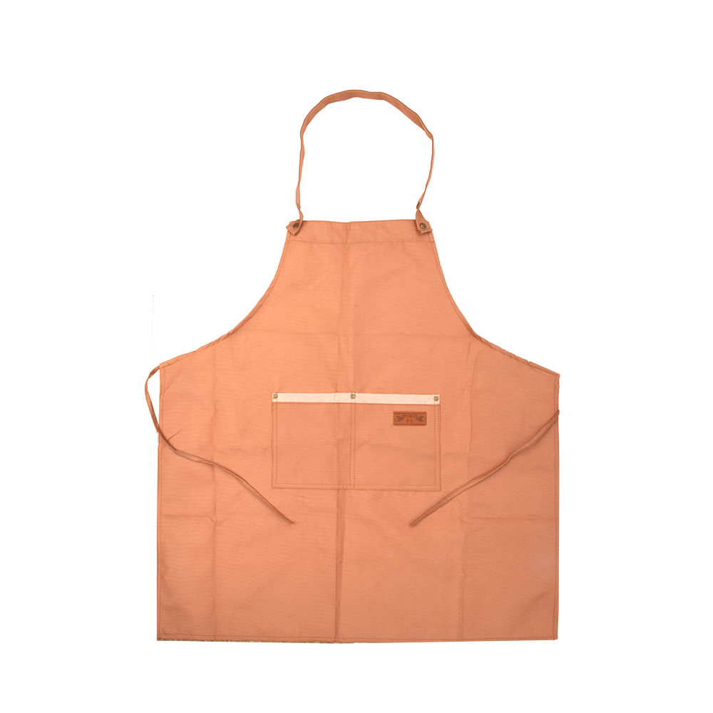 مريلة مطبخ جلد - برتقالي 
