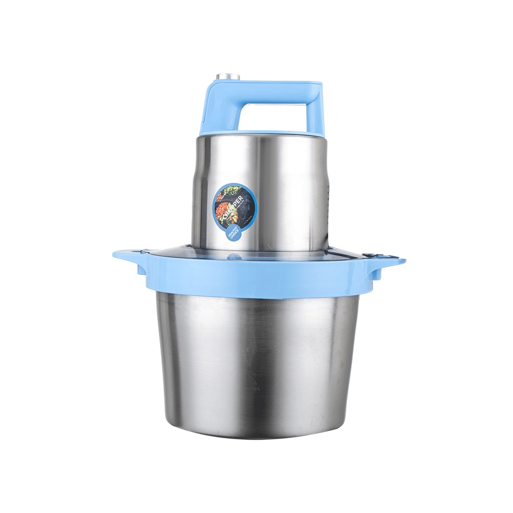 فرامة طعام كهربائية بقوة وسعة 6.5 لتر - فضي