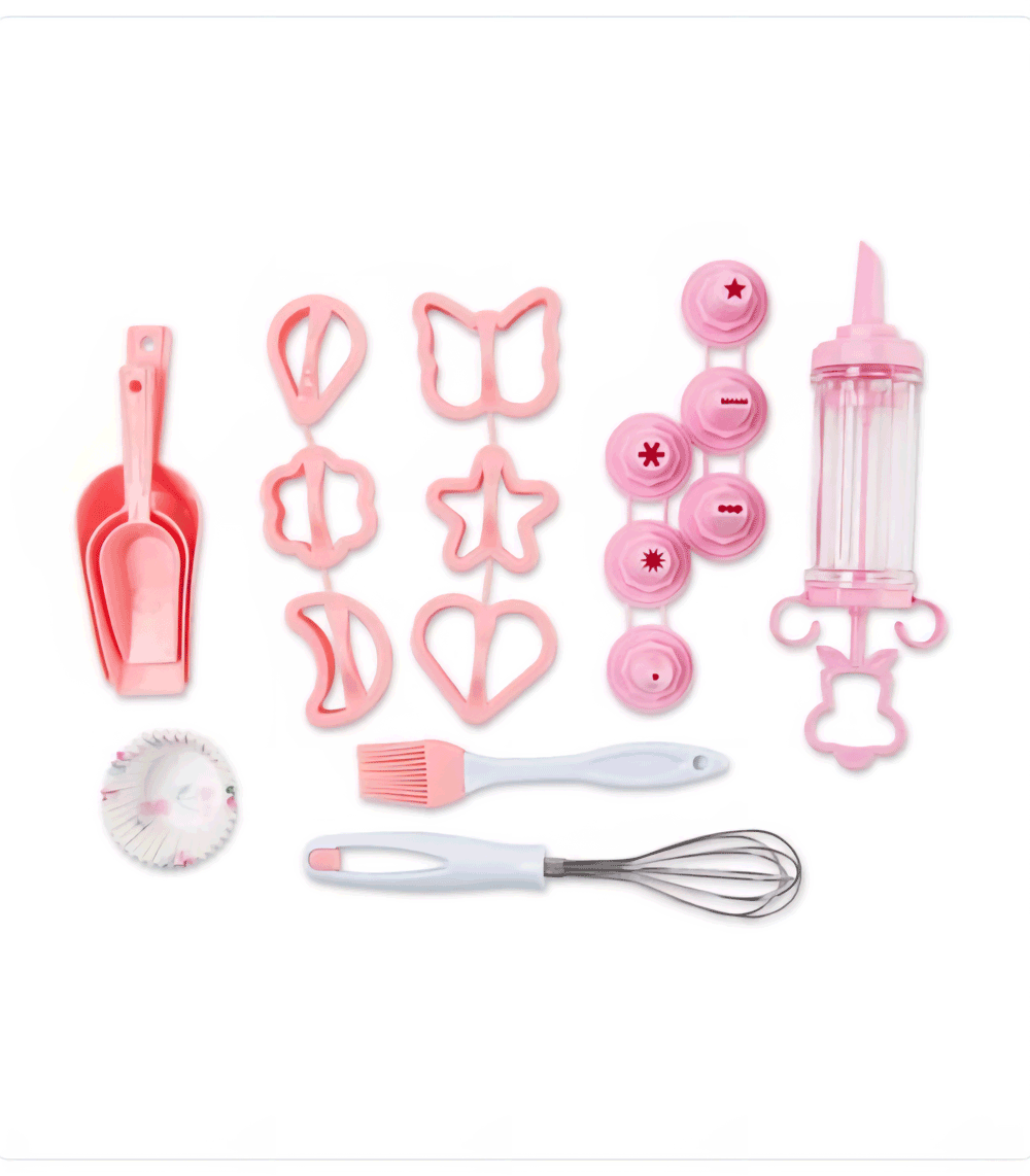 مجموعة أدوات تزيين الكيك بيربا - 19 قطعة 