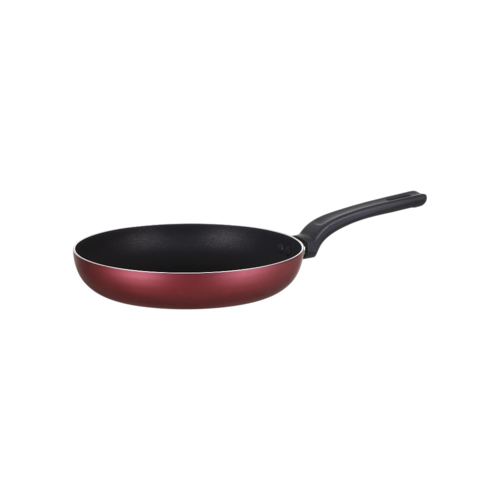 طاوة جرانيت العودي بمقبض عازل 24 سم -red