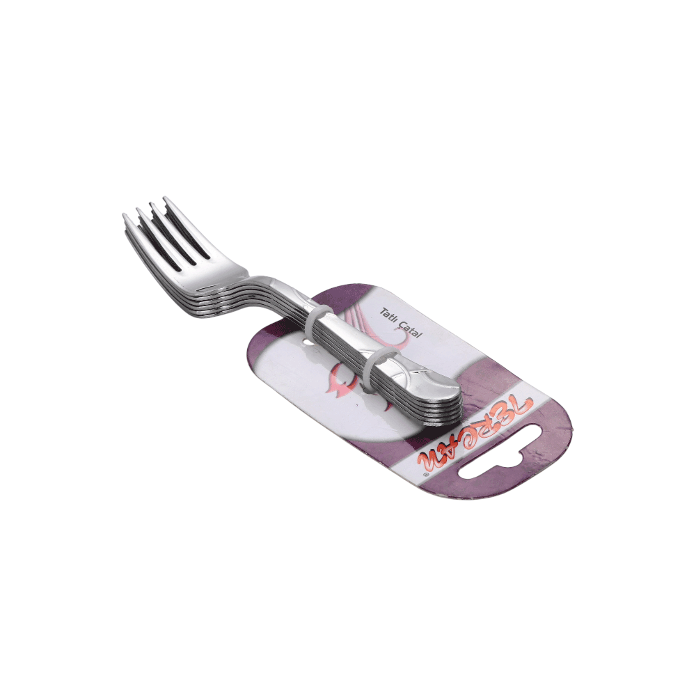 شوك طعام باشا باشا ستانلس ستيل - 6 قطع