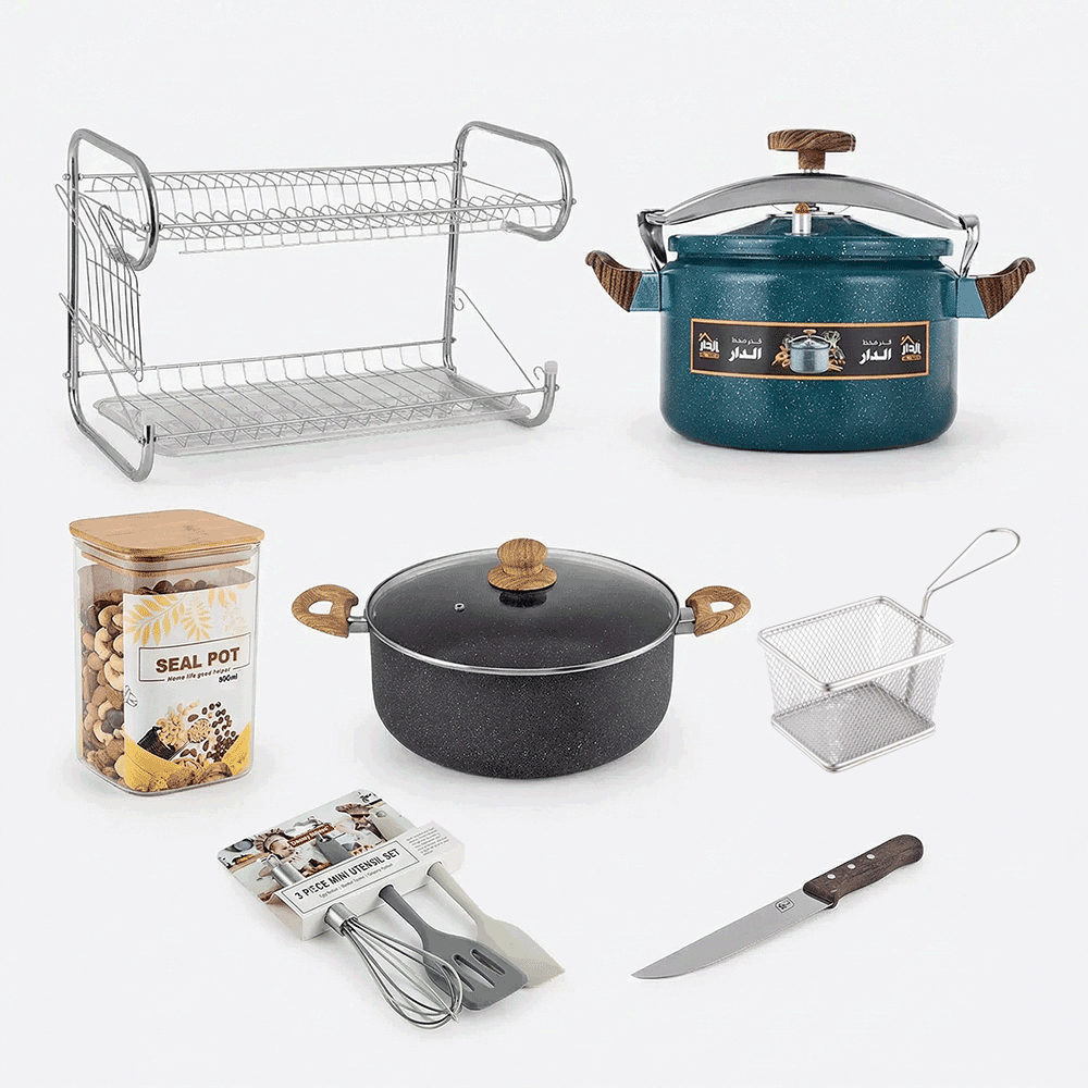 باكج أدوات المطبخ الأساسية 7×1