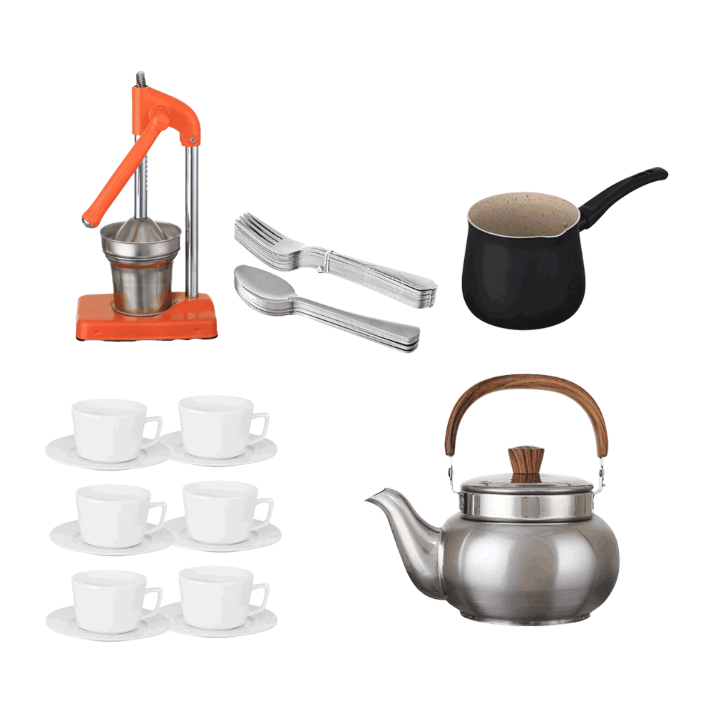 باكج ادوات الطعام الأساسية 6×1