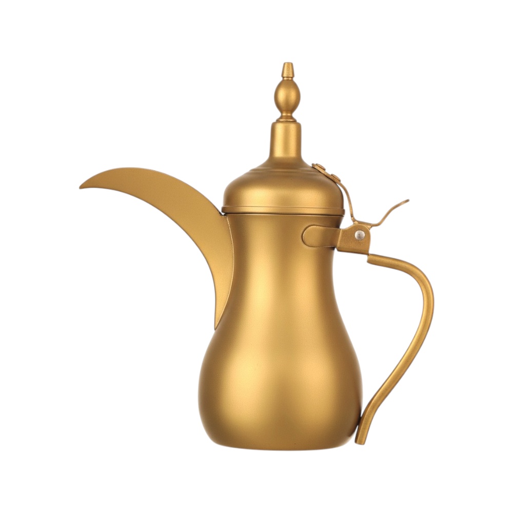 دلة استيل ذهبي - 1200 مل