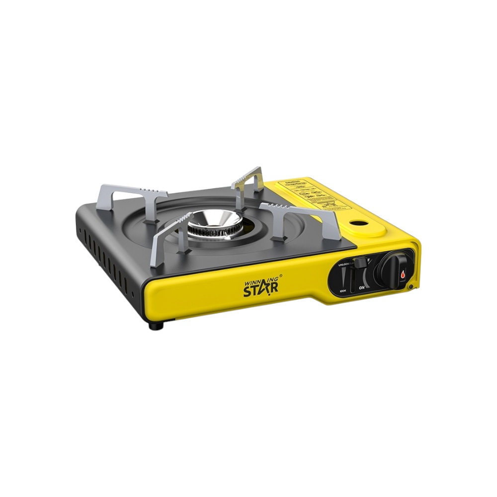  موقد غاز محمول وينينج ستار للتخييم بقوة 2.9 كيلو وات موديل ST-5658 - فضي