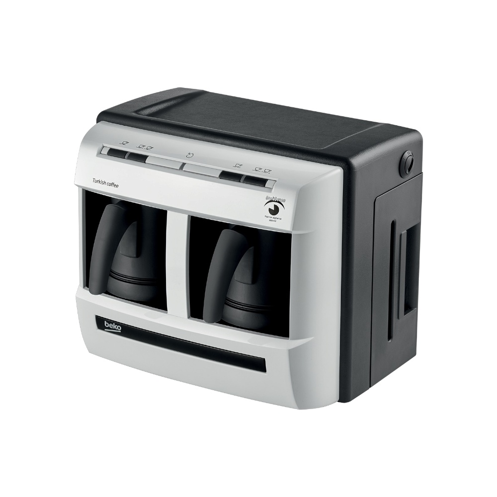  ماكينة قهوة تركية بيكو دبل بقوة 1200 وات وسعة 4 أكواب موديل BKK 2113 W - أبيض 