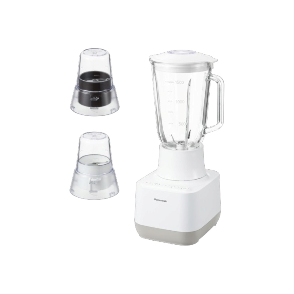 عصارة مع طاحنتين باناسونيك قوة 800 وات موديل  MX-MG5421 - ابيض