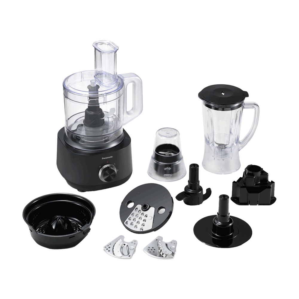 محضرة الطعام باناسونيك مع 9 ملحقات و25 وظيفة موديل MK-F510 - اسود