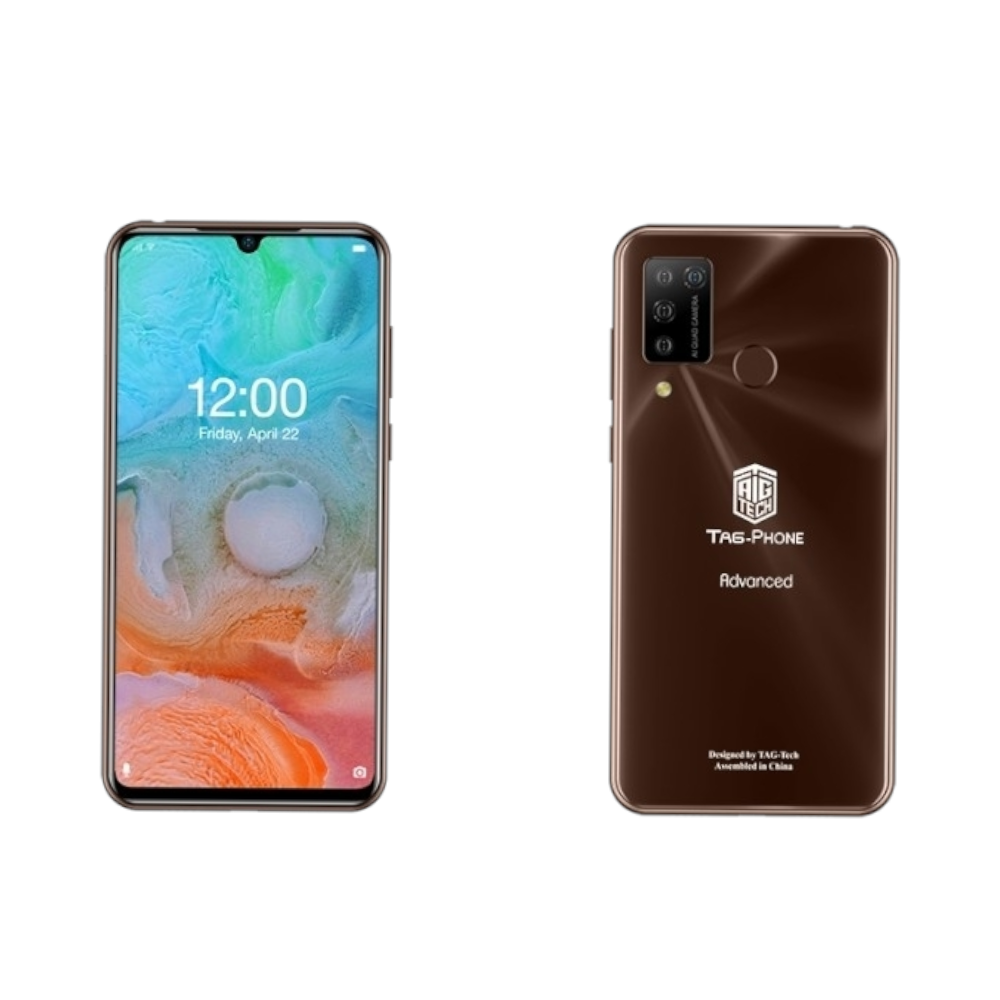 تاج فون ادفانسيت جوال محمول بشريحتين التخزين 128 جيجا بايت والرام 6 جيجا بايت- وكالة