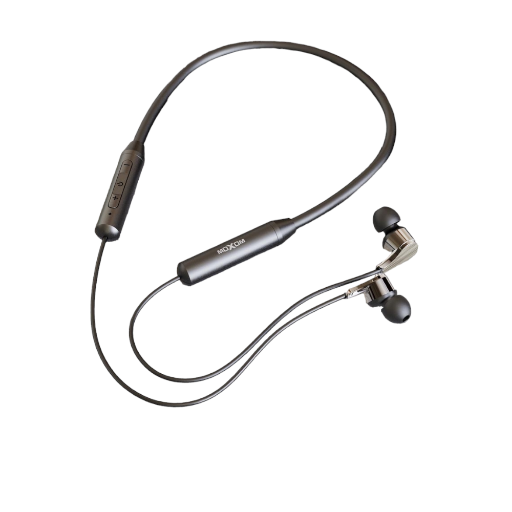 موكسوم سماعات لاسلكية رياضية بطوق للرقبة صوت ستيريو موديل WL51 - أسود