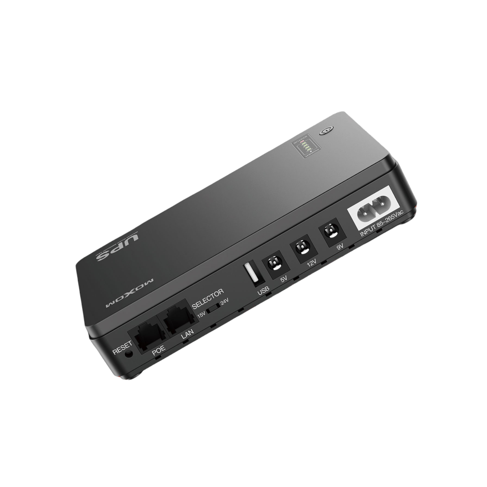 موكسوم باور بنك لاسلكي متنقل للمودمات بسعة 8800 مللي أمبير وقوة 18 وات موديل PB73 - أسود