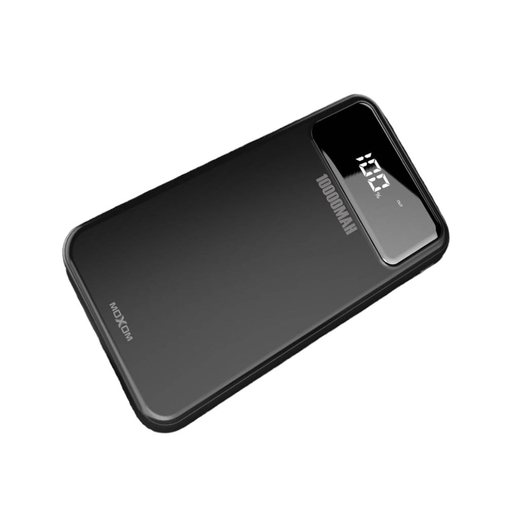 موكسوم باور بانك المنيوم بسعة 10000 مللي أمبير موديل TP-005 - أسود