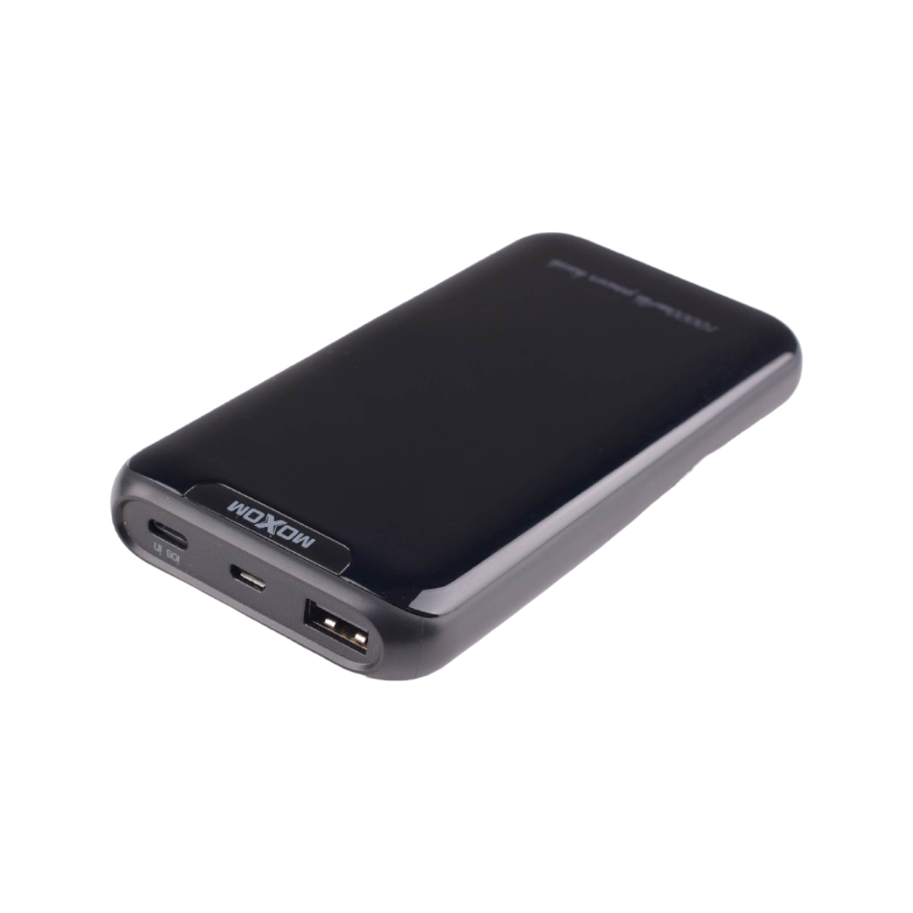 موكسوم باور بانك محمول بسعة 10000 مللي أمبير موديل MCK-021 - أسود