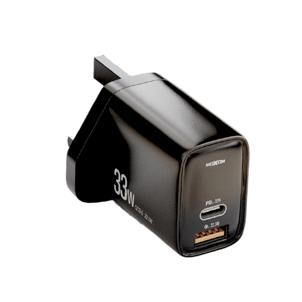 موكسوم رأس شاحن سوبر فاست بقوة 33 وات موديل HC93 موكسوم