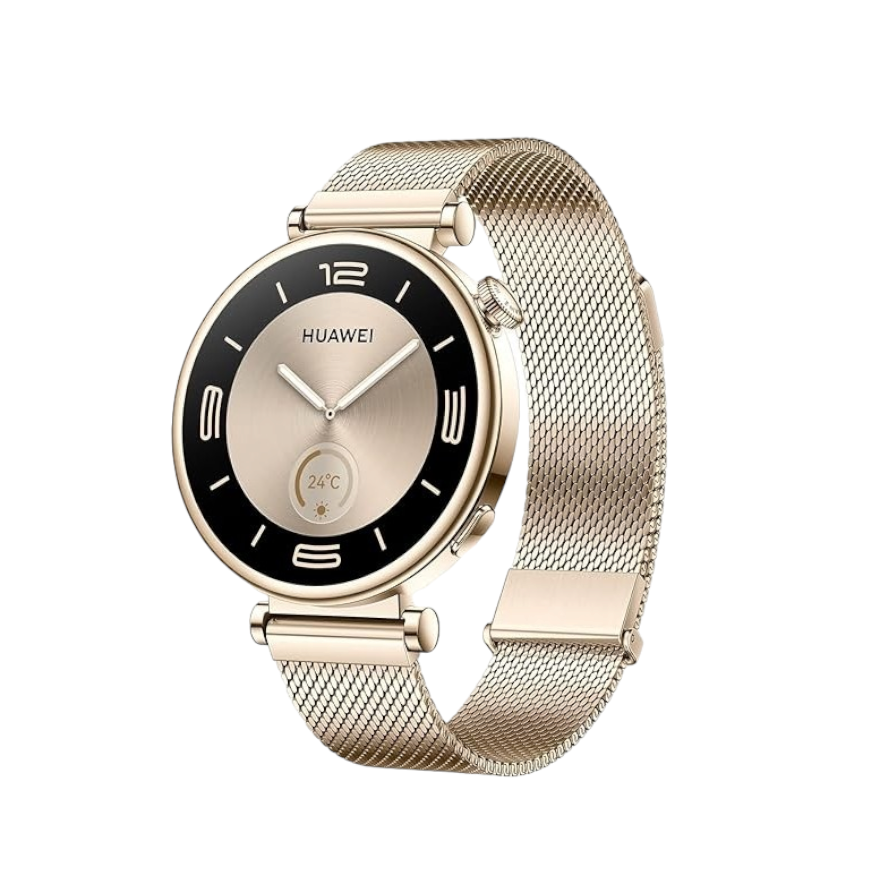 هواوي ووتش جي تي 4 ساعة قياس 41 ملم الذكية رجالي - ذهبي