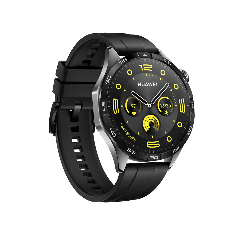 هواوي ساعة ذكية جي تي 4 قياس 46 مللي رجالي - أسود