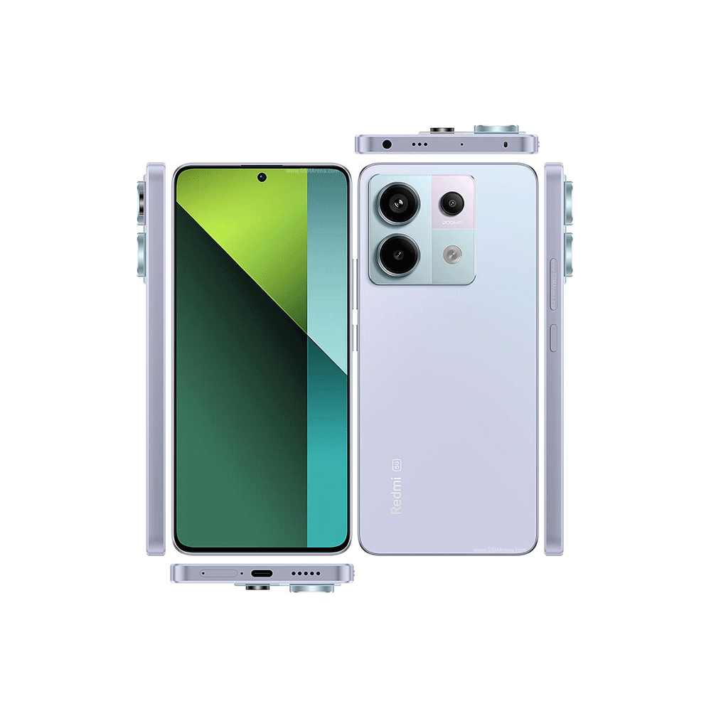 شاومي ريدمي نوت 13 برو جوال محمول بشريحتين GSM، CDMA وذاكرة سعة 256 جيجابايت، رام 12 جيجابايت- وكالة