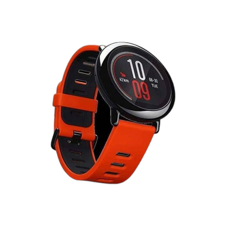 أمازفيت بيس ساعة يد رياضية ذكية لمتابعة اللياقة البدنية - احمر