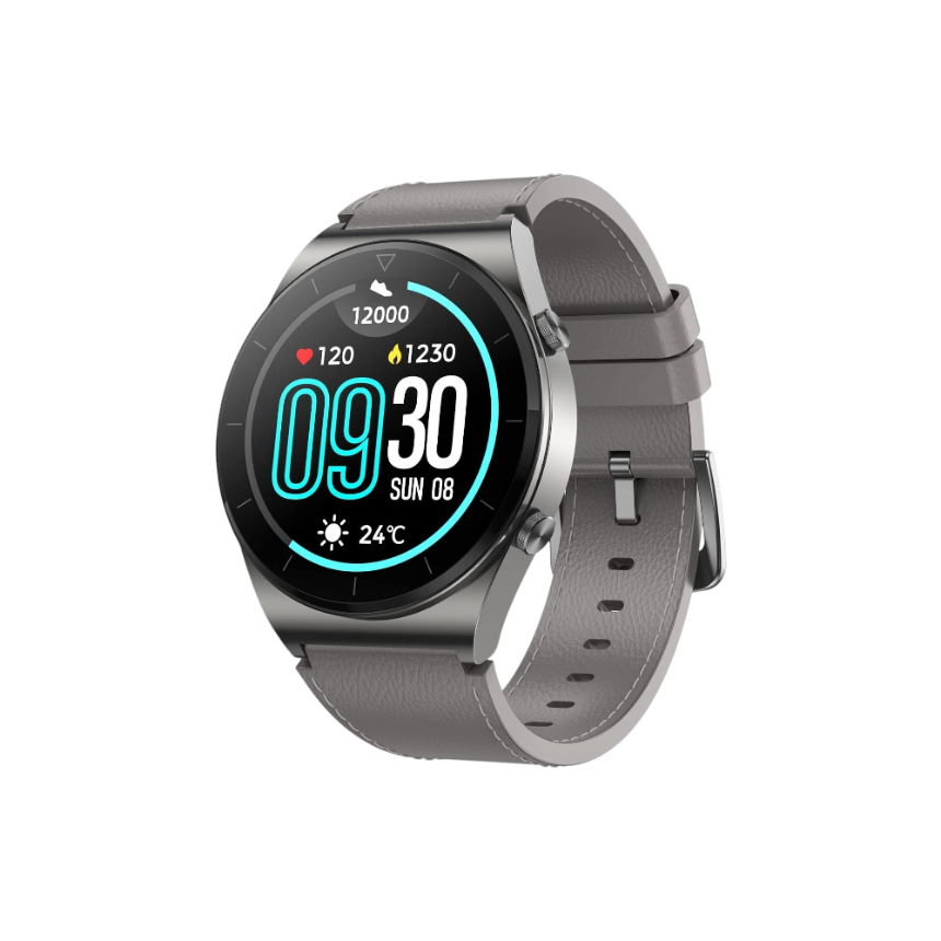 جي تاب جي تي 3 برو ساعة يد رياضية ذكية لمتابعة اللياقة البدنية - رمادي