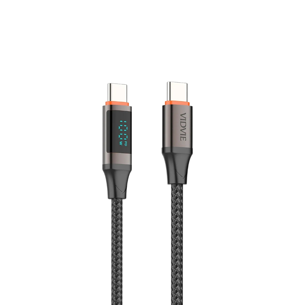 فيدفي وصلة شحن ونقل بيانات بقوة 100 وات تايب سي موديل CB4037 - أسود