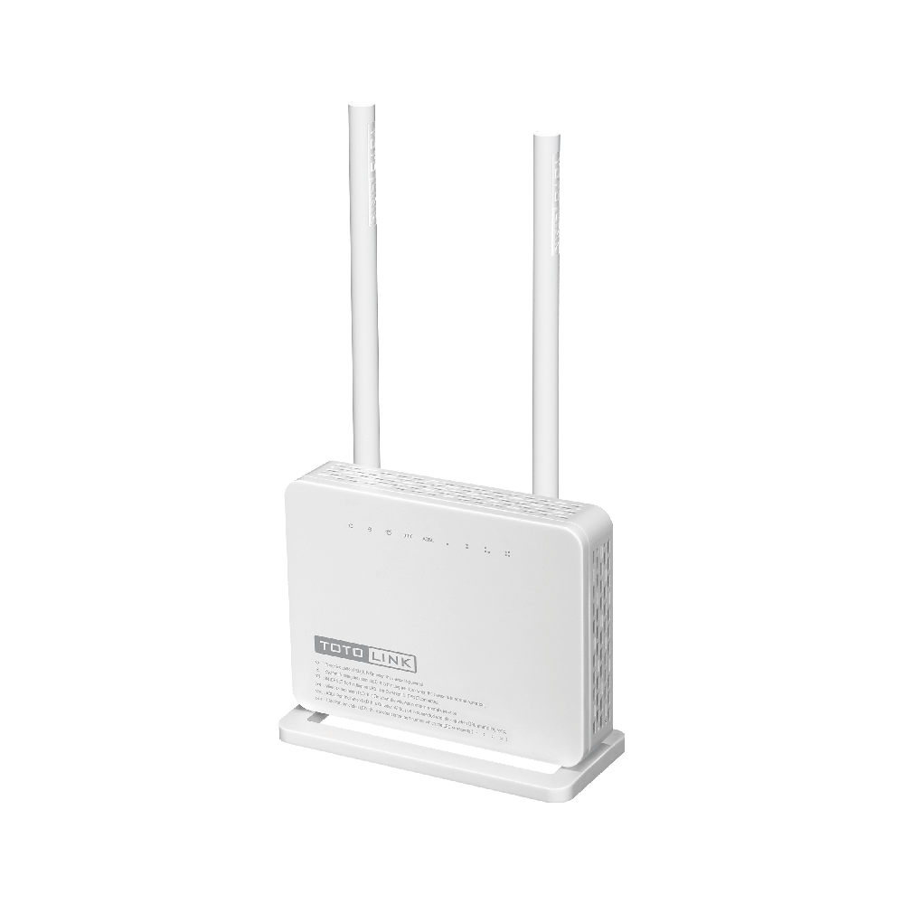 توتو لينك مودم ADSL لاسلكي موديل ND300 - أبيض 