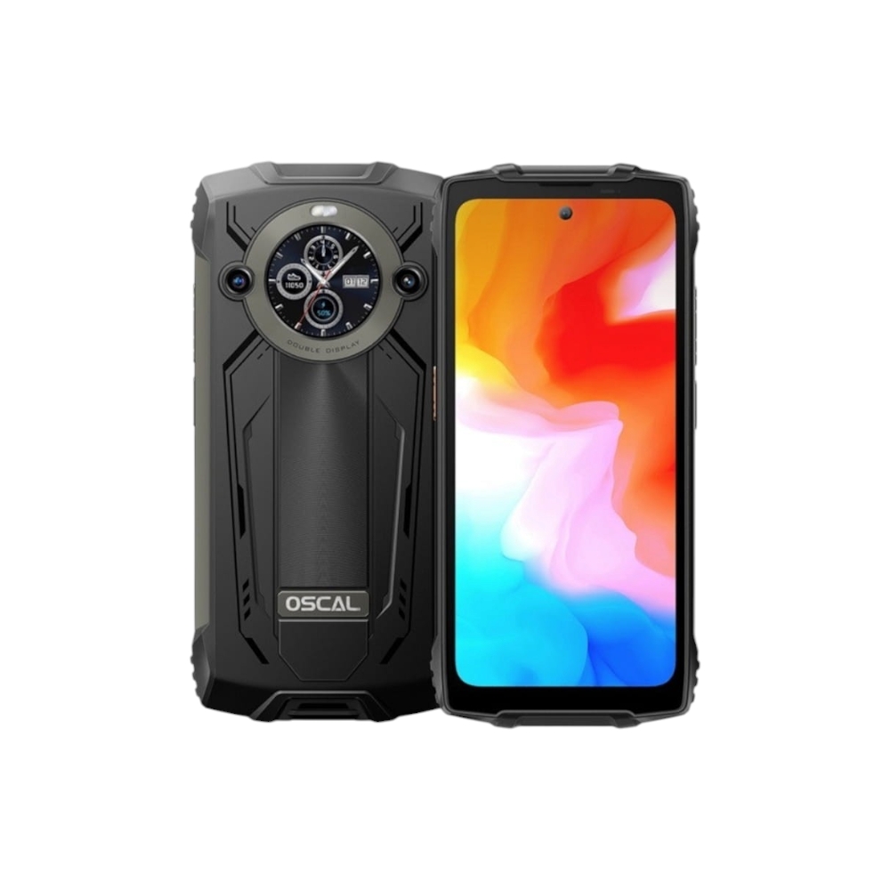 أوسكال بايلوت 2 جوال محمول يعمل بشريحتين و ذاكرة داخلية 256 جيجا و رام 8 جيجا قابل للزيادة وكالة -أسود