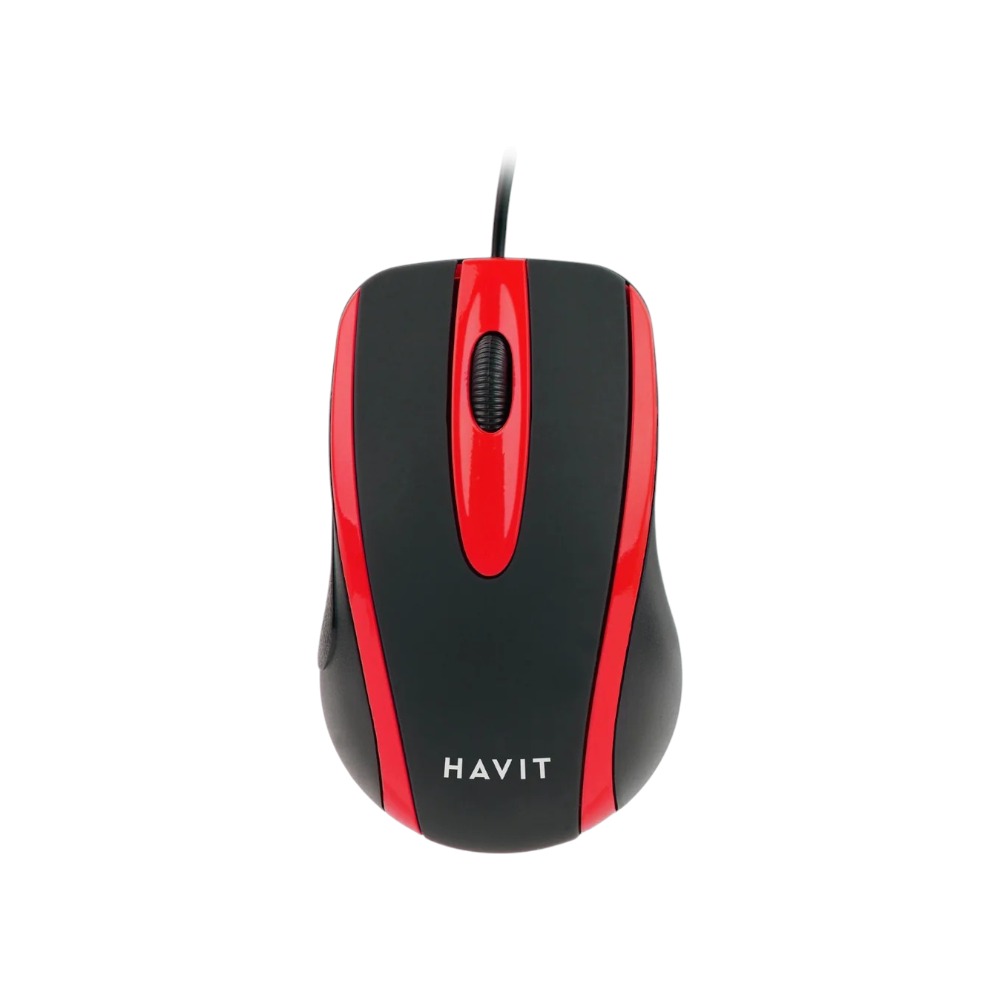 هافيت ماوس ضوئي يو اس بي موديل HV-MS753 - متعدد الألوان