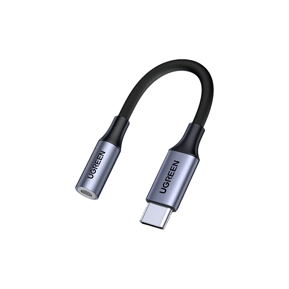 يوجرين محول يو اس بي تايب سي إلى 3.5 ملم موديل 30756 - رمادي