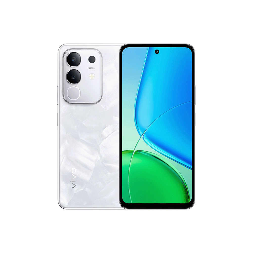 فيفو جوال محمول Y29 بشريحة وذاكرة 256 جيجابايت, رام 16 جيجابايت - أبيض لؤلؤي