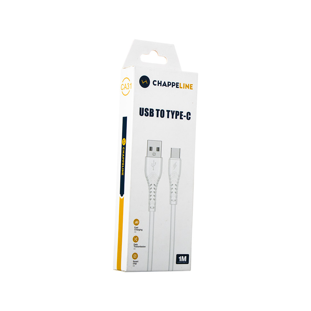 تشابلاين توصيلة يو اس بي إلى تايب سي موديل CA31 - أبيض
