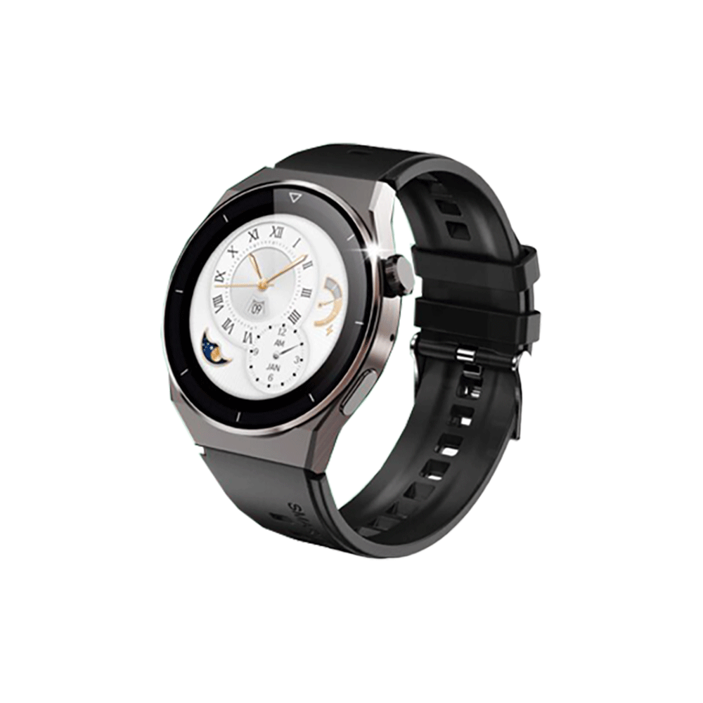 موكسوم ساعة رياضية ذكية متعددة اللغات موديل MX-WH07 - أسود