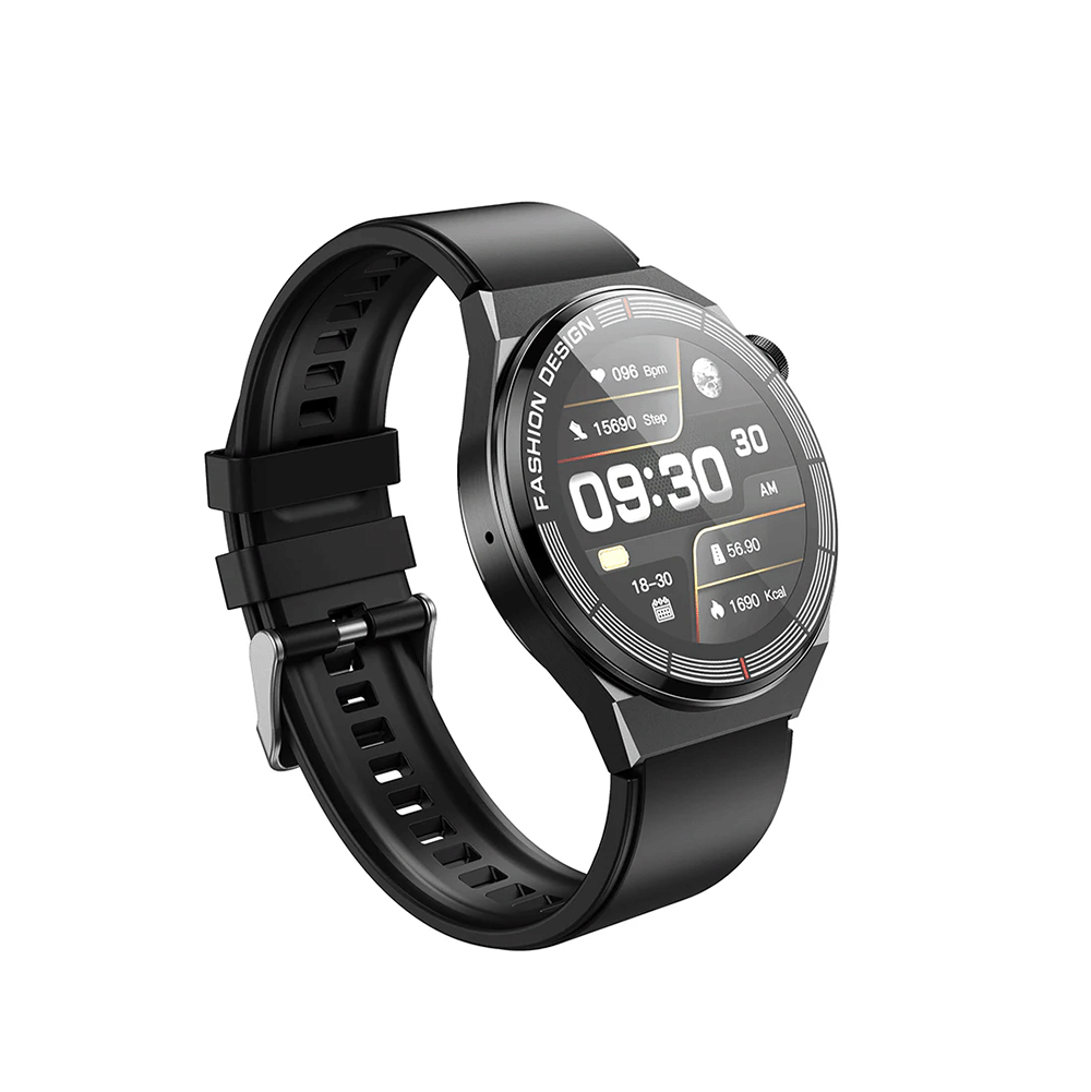 موكسوم ساعة رياضية ذكية متعددة اللغات موديل MX-WH04 - أسود