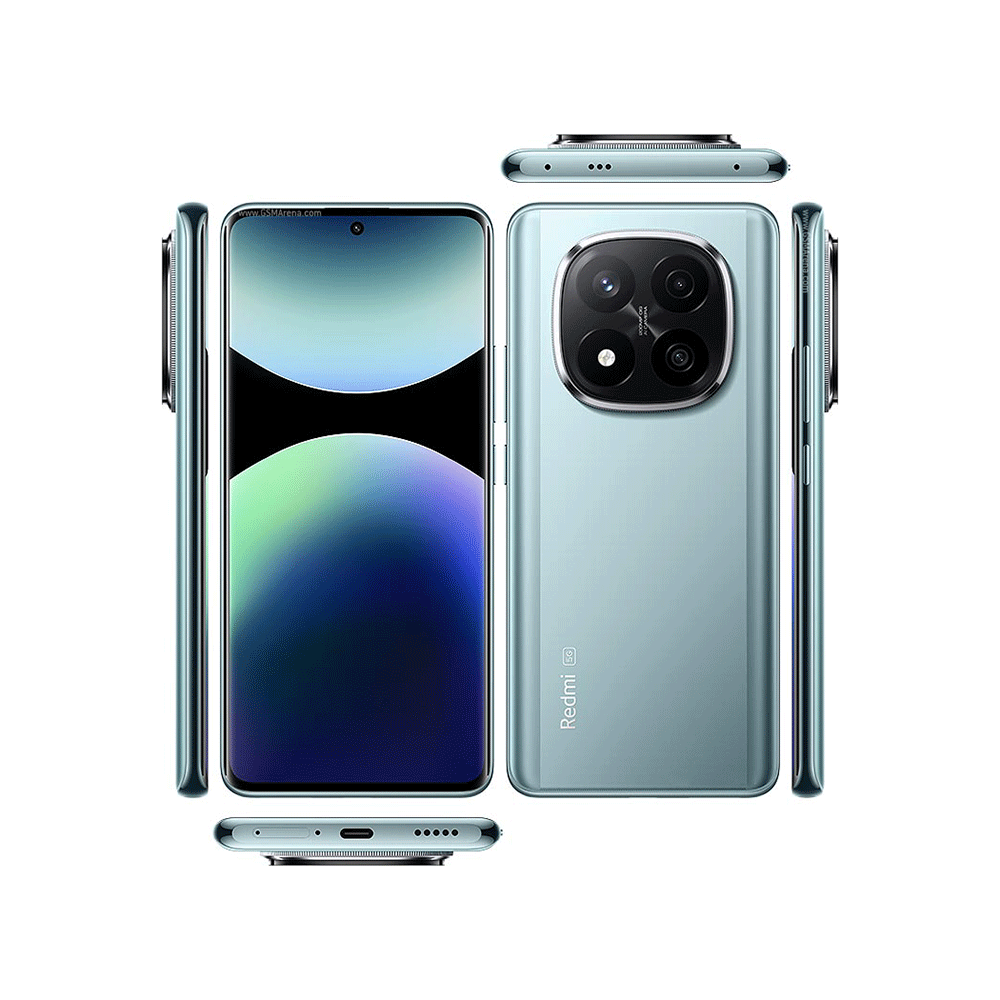 ريديمي جوال محمول نوت 14 برو بلس فايف جي شريحتين بسعة ذاكرة 512  جيجابايت, رام 12 جيجابايت