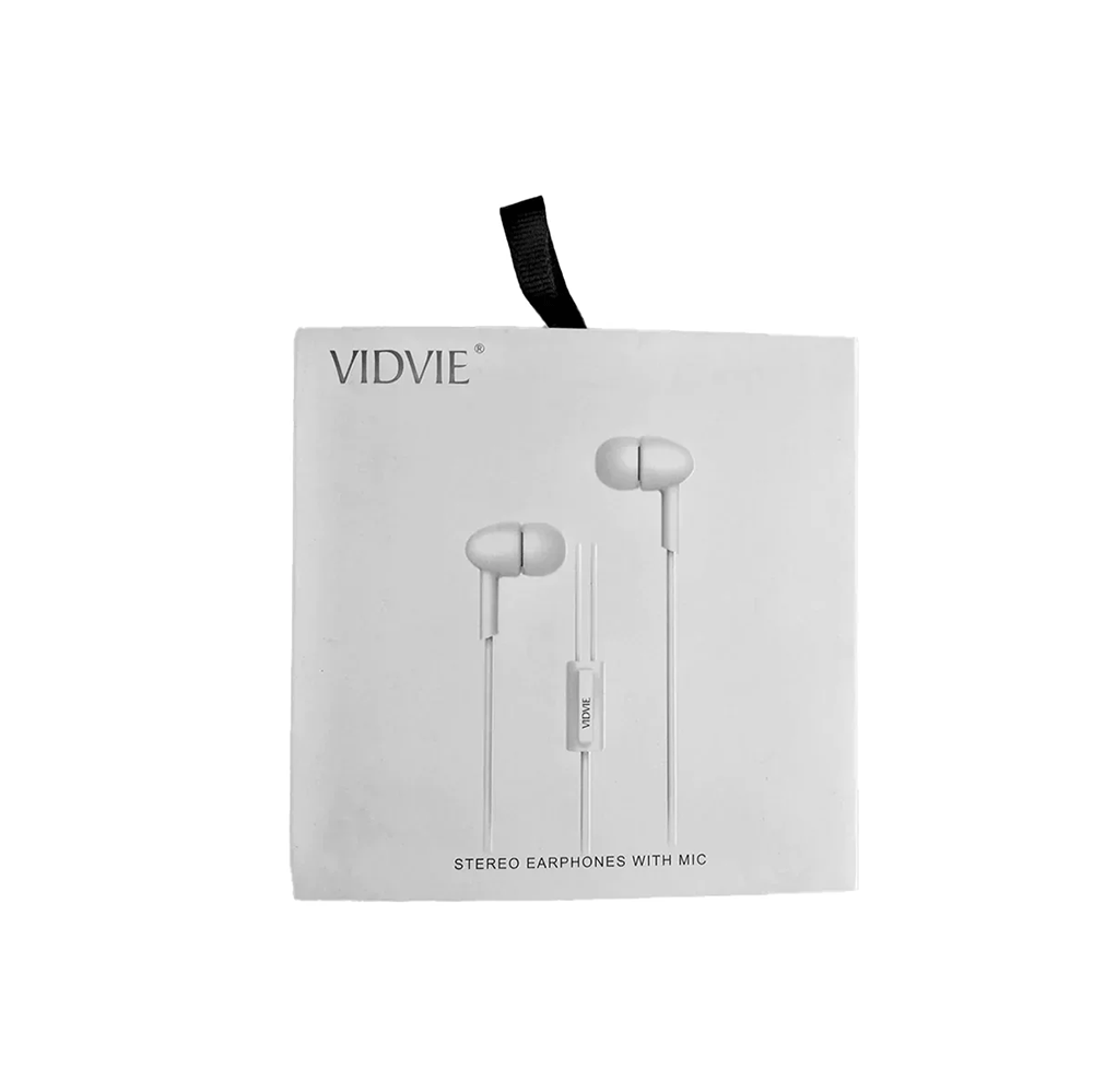 فيدفي سماعة أذن ستيريو سلكية مع ميكروفون موديل HS-615 - أبيض