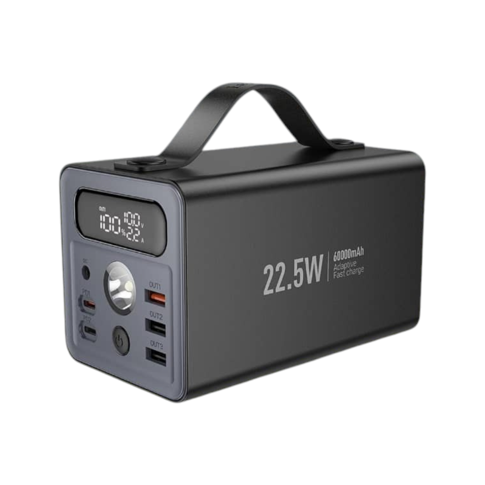 هوكو باور بانك محمول بسعة 60000 مللي أمبير - أسود