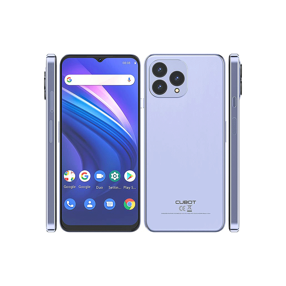 كيوبوت P80 جوال محمول بشريحتين GSM و CDMA و ذاكرة 256 جيجا بايت و رام 8 جيجا وكالة -بنفسجي